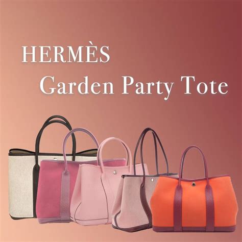 hermes totes|Hermes tote garden party.